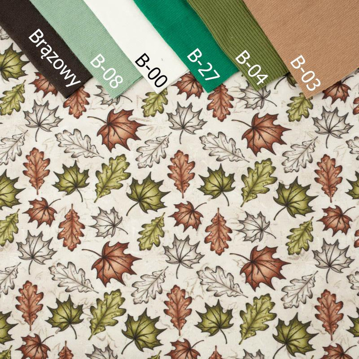 WALD BLÄTTER ms. 1 / beige - Sommersweat