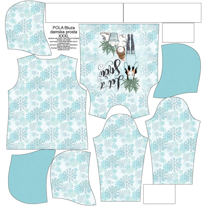 CLASSIC DAMEN HOODIE (POLA) - LET IT SNOW MS. 2 (WINTER IN DER STADT) - Sommersweat - XXXL