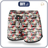 Women’s boardshorts - FLOWERS ON THE ZEBRA XL