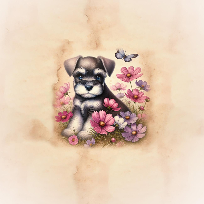 CUTE ANIMALS wz.1 - panel (60cm x 50cm) tkanina wodoodporna