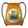 GYM BAG - WATERCOLOR FROG - small