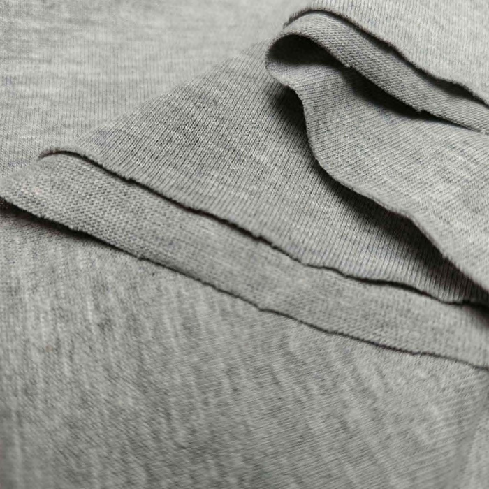Prémiová tričkovina HEAVY 260 g/m² | 100% bavlna - ŠEDÁ MELÍROVANÁ