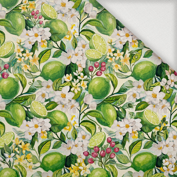 TUTTI FRUTTI WZ. 41 / lime cream - Webware für Tischdecken