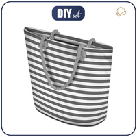 TORBA SHOPPER - PASY / szary - zestaw do uszycia