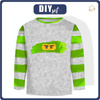 LONGSLEEVE - GREEN NINJA pat. 2 - single jersey (98/104)