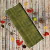 JESIENNE PASY / zielony (BARWY JESIENI) - tkanina bawełniana