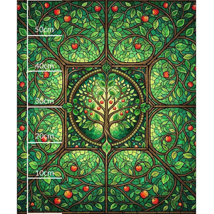 Stained Garden vz. 16 - PANEL (60cm x 50cm)