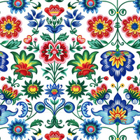 Folk Art wz.4 - looped knit fabric