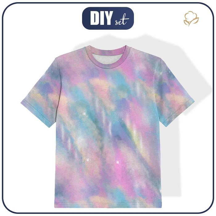 KID’S T-SHIRT - RAINBOW OCEAN pat. 3 - single jersey (140/146)