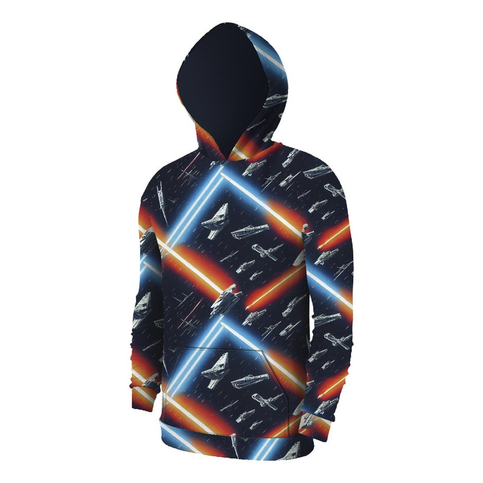 HERREN HOODIE (COLORADO) - LIGHT RAYS - Nähset L