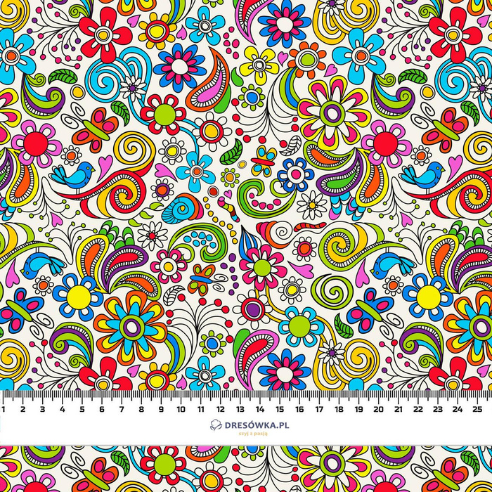 MINI KASCHUBISCHER FOLKLORE- Polster- Velours