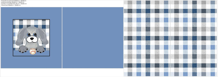 PODUSZKI DEKORACYJNE - PIESEK MAREK