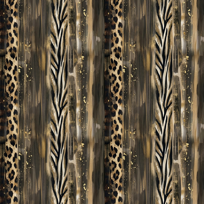 ANIMAL PATTERN WZ. 9 - Hydrophobic brushed knit