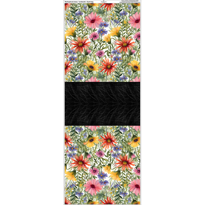 BATOH-PYTEL - FLOWERS MEADOW WZ.2 / Velikost na výběr