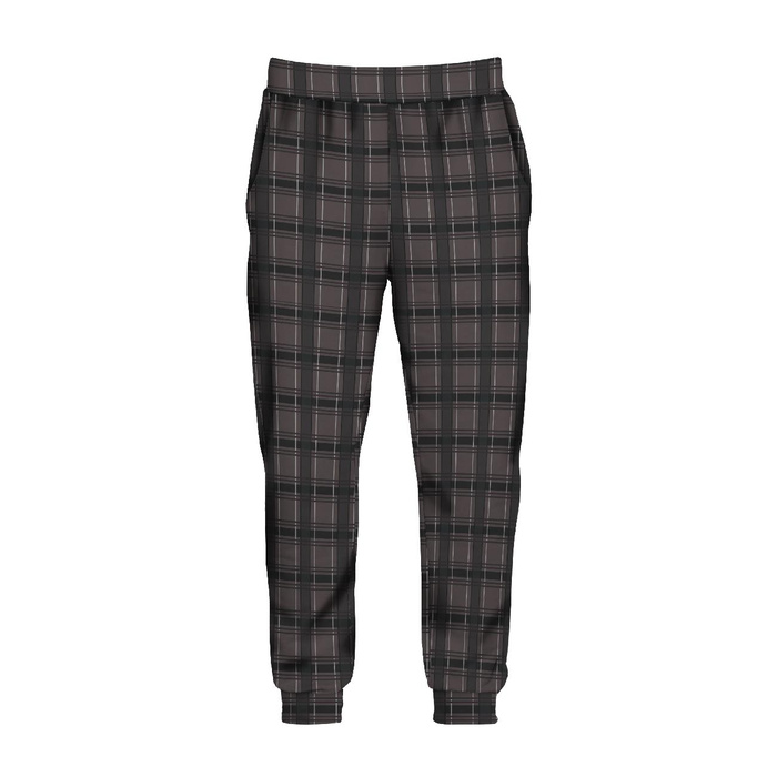 HERREN JOGGINGHOSE (GREG) - KAROMUSTER / braun - Nähset XXL