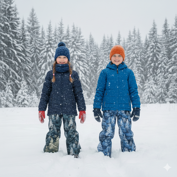 WINTER FOREST WZ. 2- Welur tapicerski