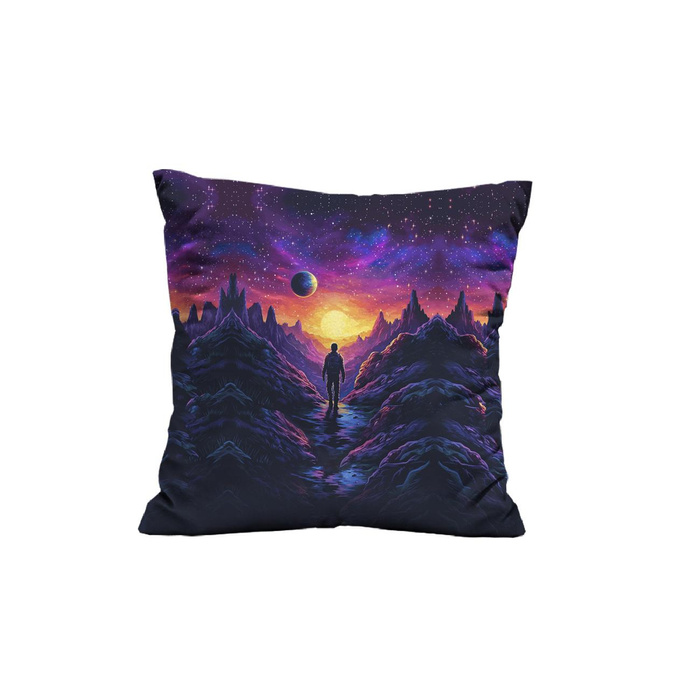 PILLOW 45X45 - FUNNY EASTER pat.5 PRANKSTER - Upholstery velour - sewing set