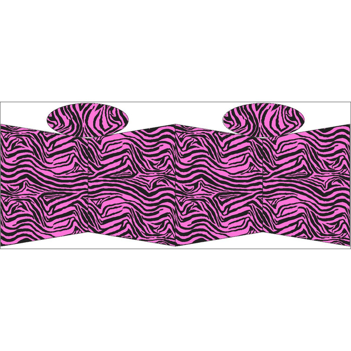 TOTE BAG - NEON ZEBRA PAT. 1 - sewing set