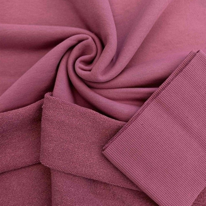 Teplákovina HEAVY 400g - MAUVE