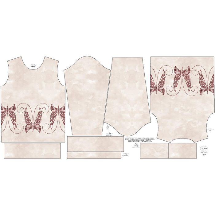 KINDER SWEATSHIRT (NOE) - SCHMETERLING M.7 (GLITTER SCHMETTERLINGE) - Nähset