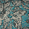 SPOTS / turquoise - crushed chiffon