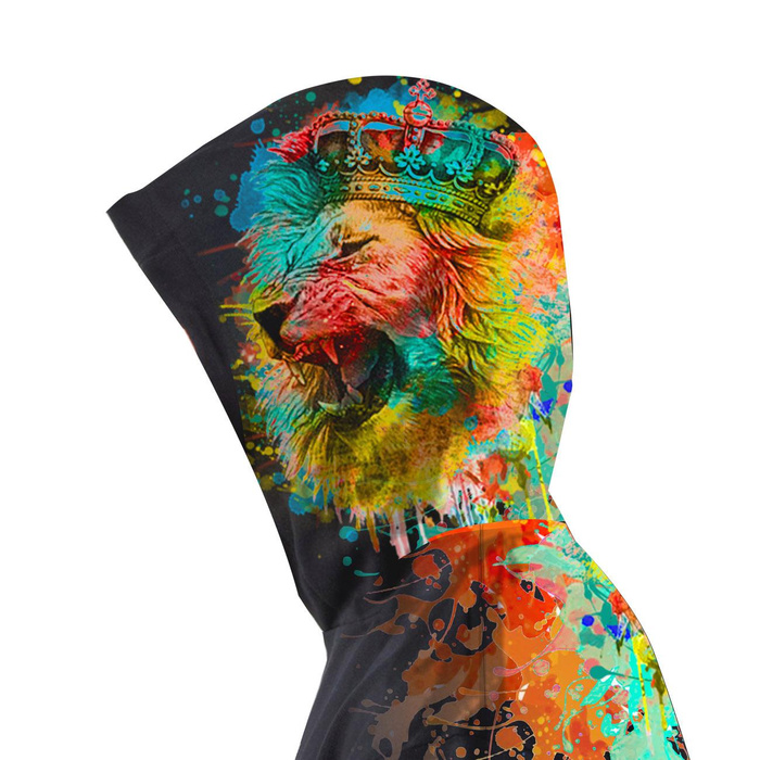 CLASSIC WOMEN’S HOODIE (POLA) - LION - sewing set XS