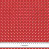 HEARTS pat. 2 / red (VALENTINE'S MIX) - looped knit fabric