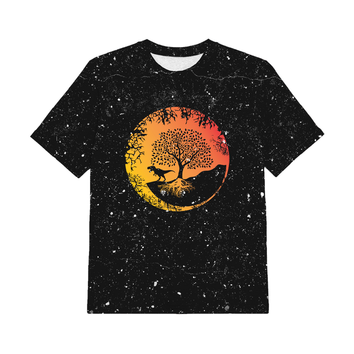 2-PACK - KINDER T-SHIRT - BLUE DRAGON - Nähset (116/122)