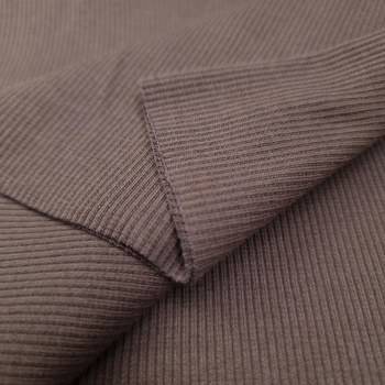 Ribbed knit fabric - ESPRESSO (D-246)
