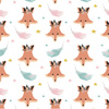 FOXES AND FEATHERS (WILD & FREE) - Waterproof woven fabric