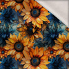 Sunflowers wz. 9 - Wintersweat angeraut mit Elastan ITY