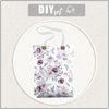 SHOPPER TASCHE - AQUARELL-STRAUß Ms.2 - Wasserabweisende Webware - Nähset