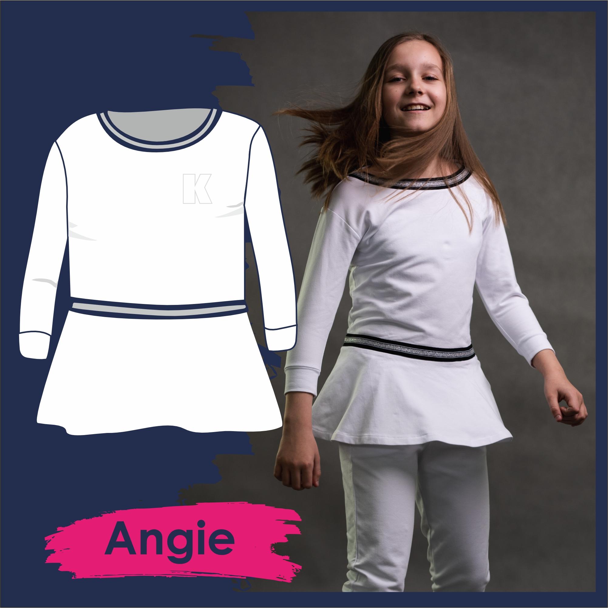Peplum kid’s blouse (ANGIE)