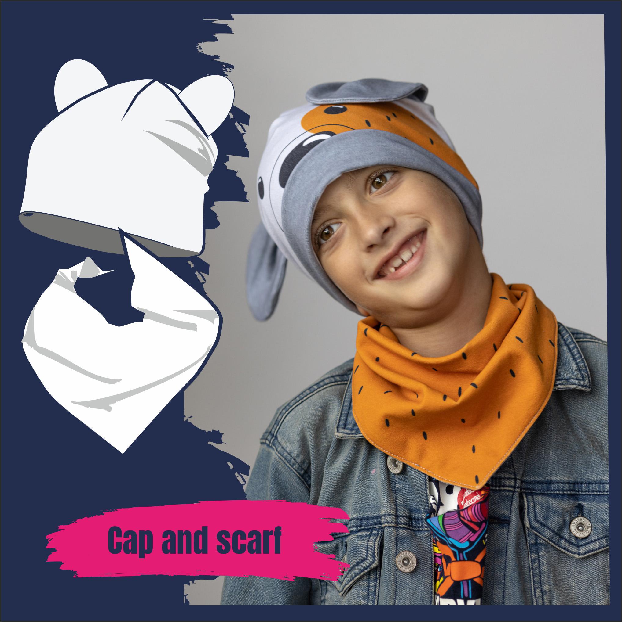 Kid's cap and scarf