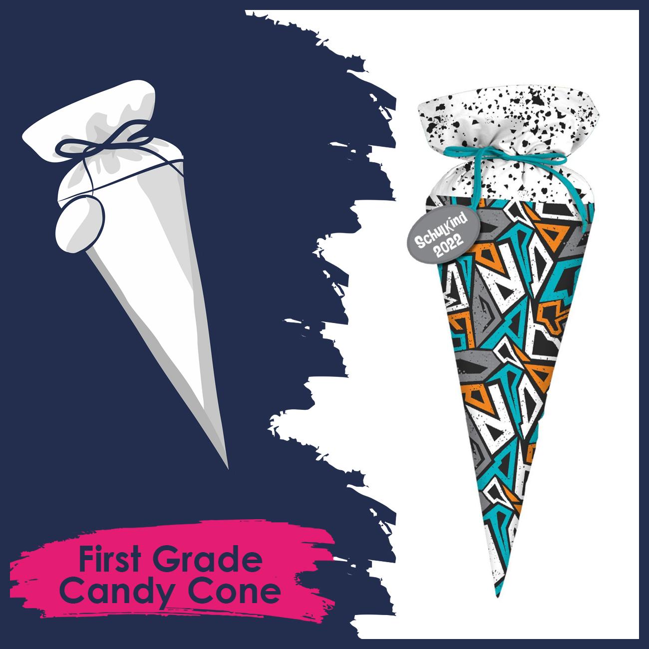 First Grade Candy Cone