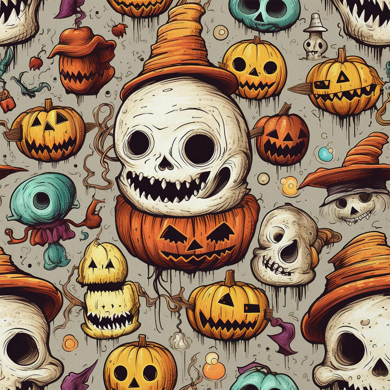 HALLOWEEN wz.11- Welur tapicerski