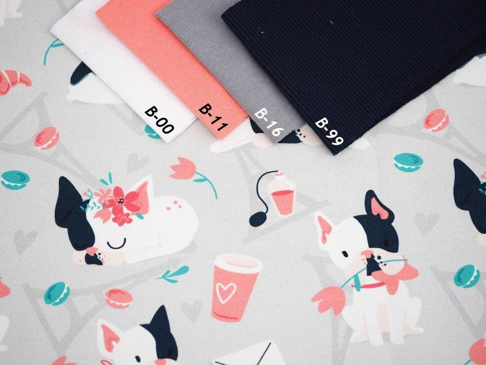 J ADORE PARIS / brzoskwiniowy - Jersey wiskozowy WE210