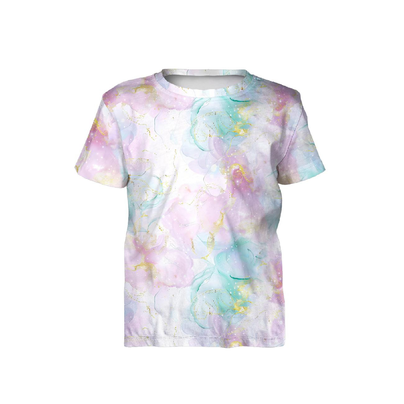 T-SHIRT DZIECIĘCY - ALCOHOL PASTEL INK WZ.1 - zestaw do uszycia