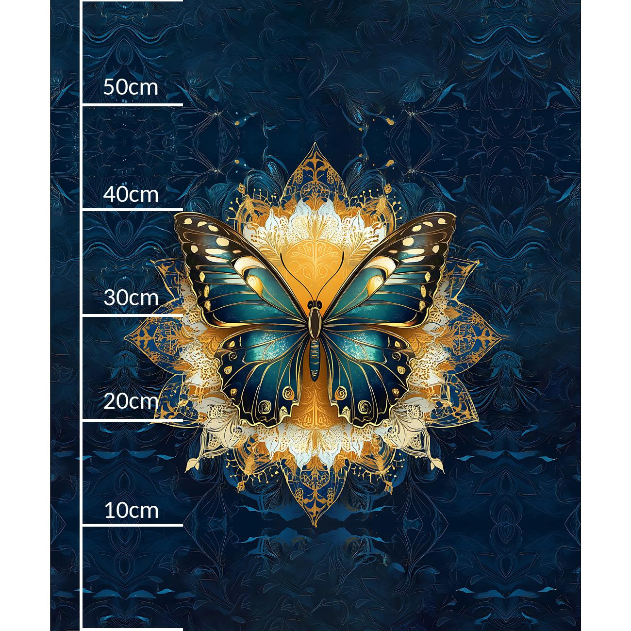 ANIMALS MANDALA wz.13 - panel (60cm x 50cm) - Welur tapicerski
