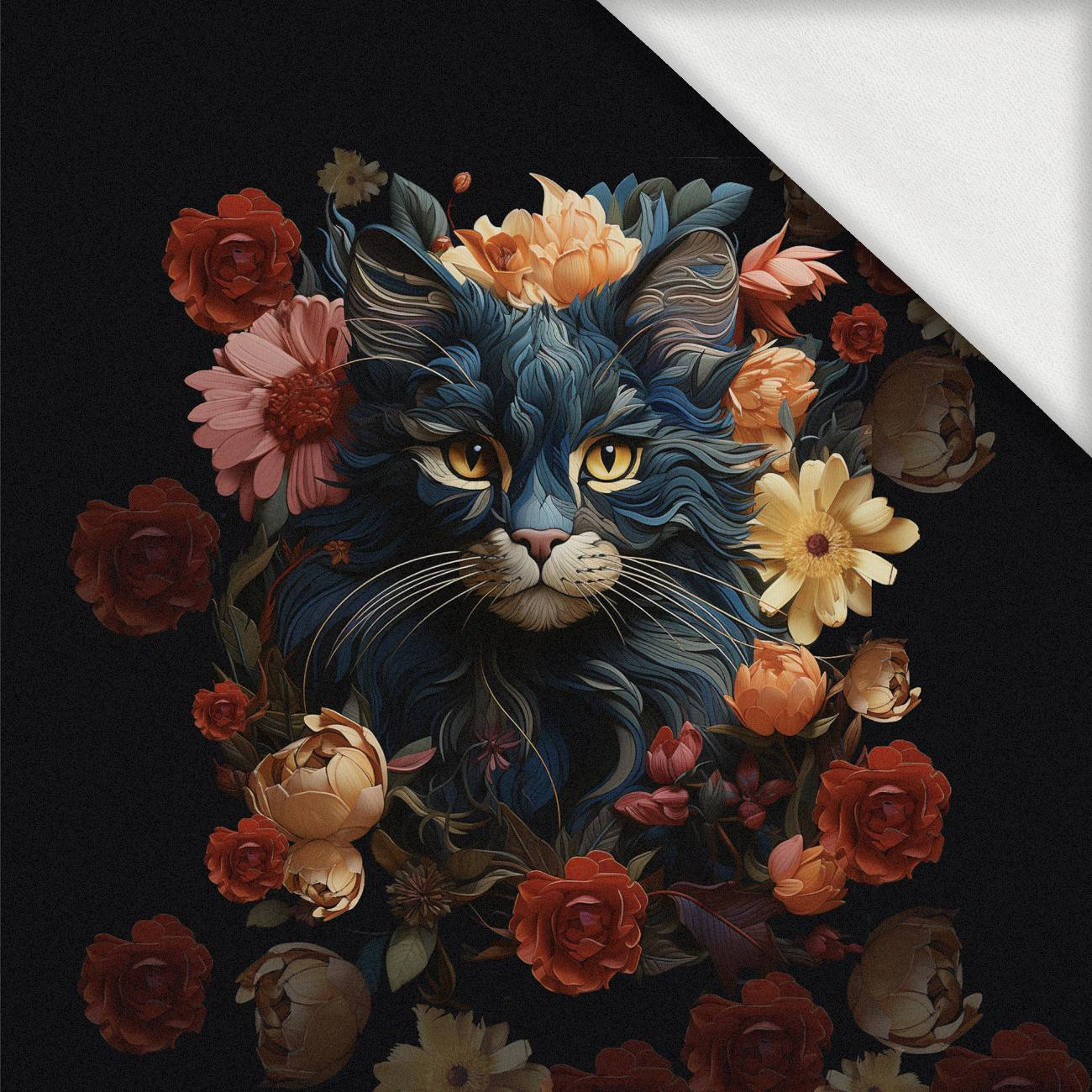 ANIMALS MANDALA wz.7 - PANEL (60cm x 50cm) dzianina pętelkowa z elastanem ITY