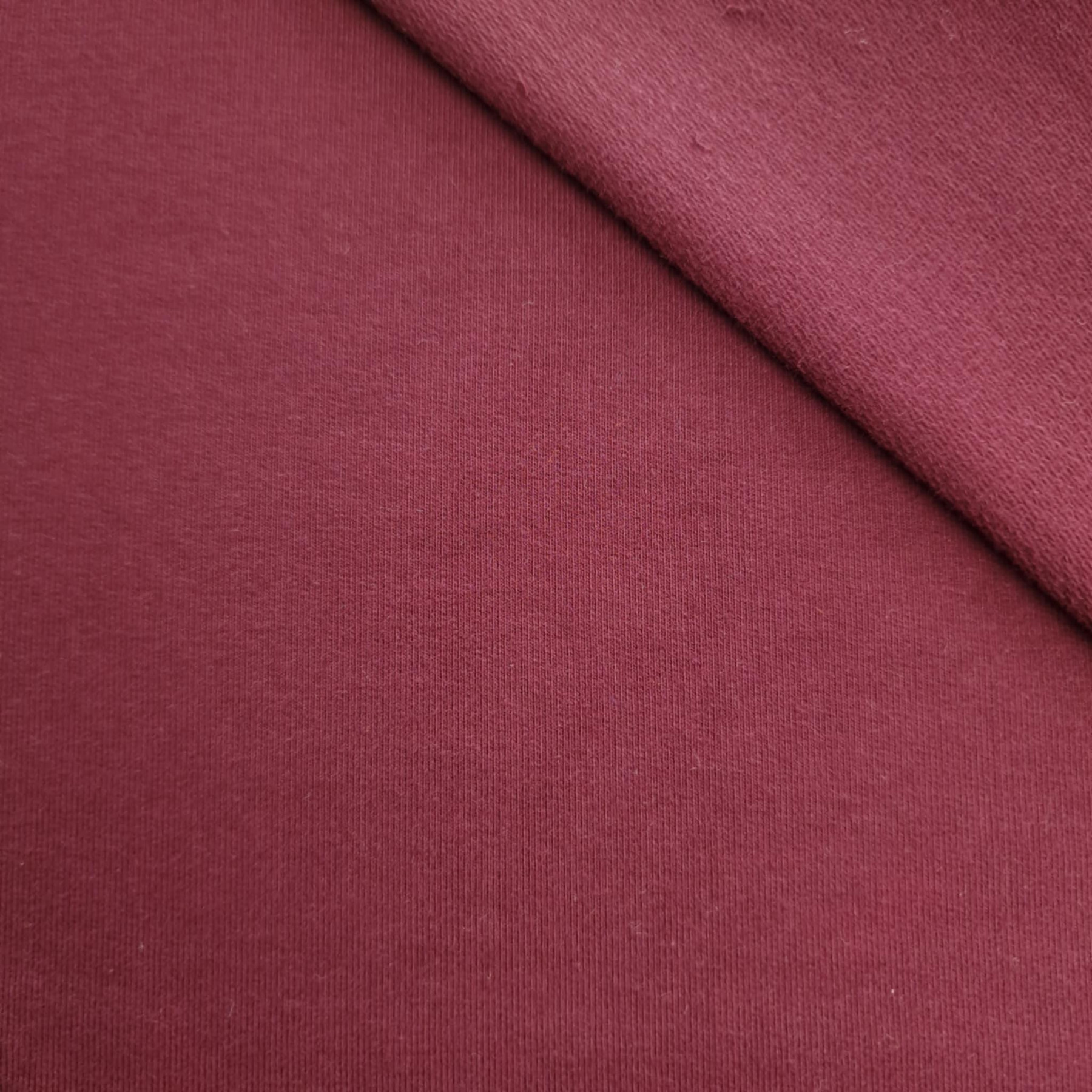Dresówka pętelkowa PREMIUM - BAKŁAŻAN (AUBERGINE )
