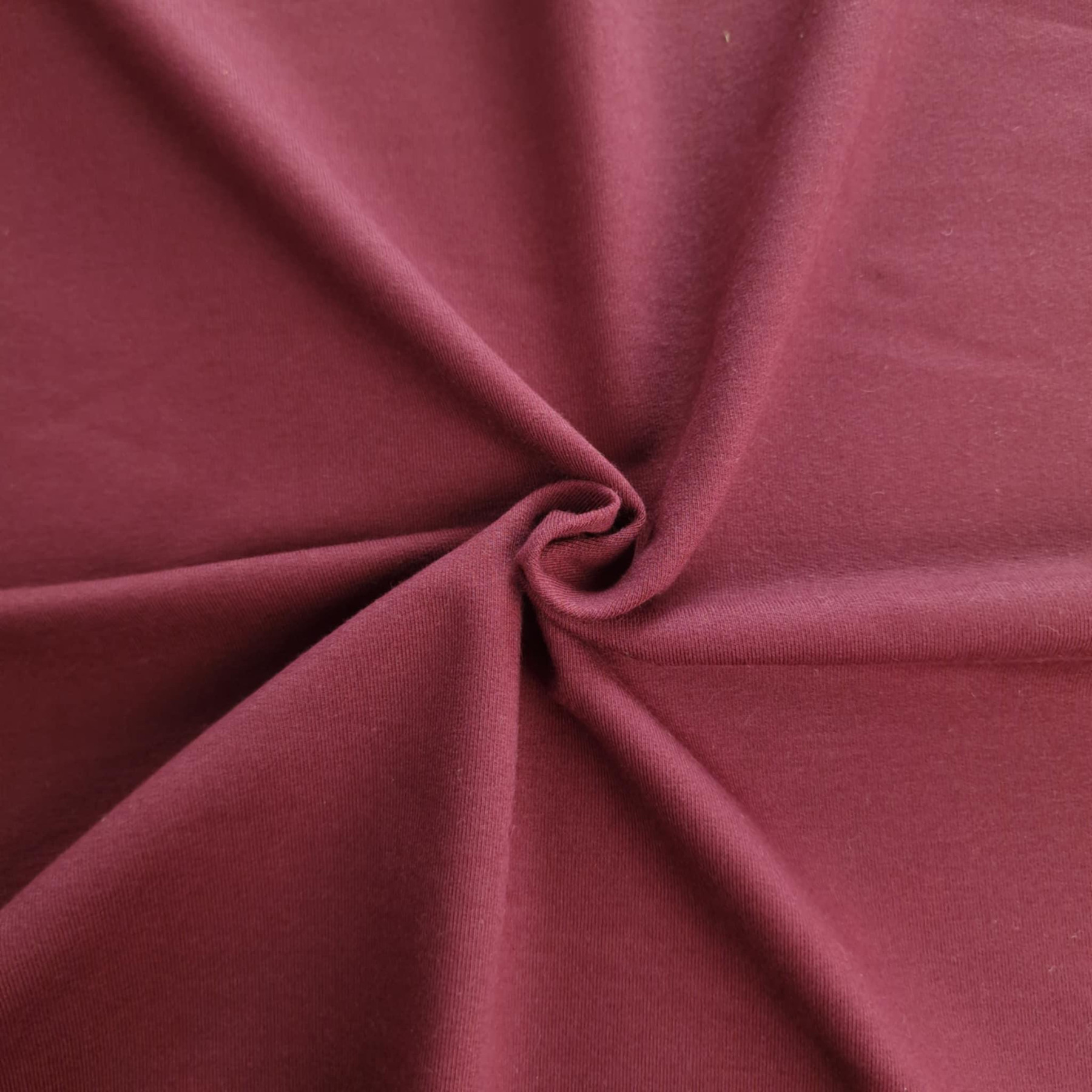 Dresówka pętelkowa PREMIUM - BAKŁAŻAN (AUBERGINE )