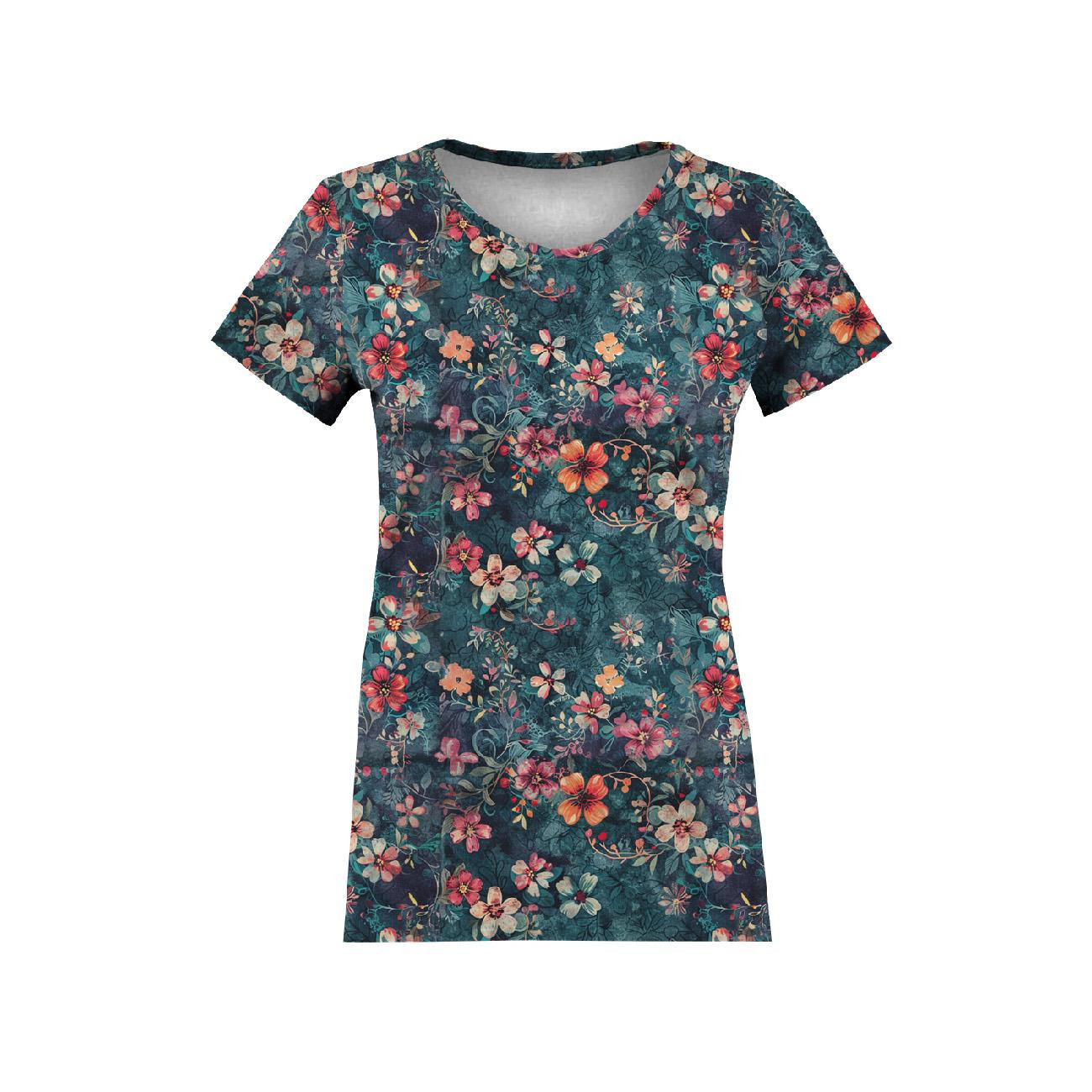 AUTUMN FLOWERS WZ. 6 - tkanina wodoodporna