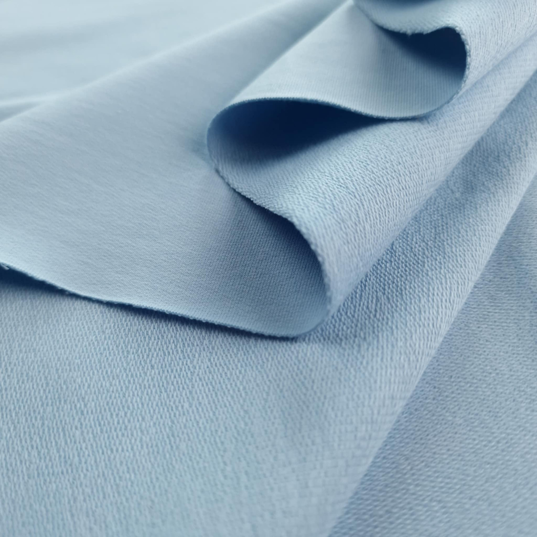 Dresówka pętelkowa PREMIUM - BABY BLUE