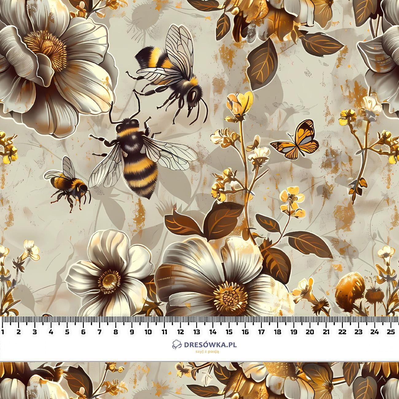 BEES & FLOWERS - Len 100%