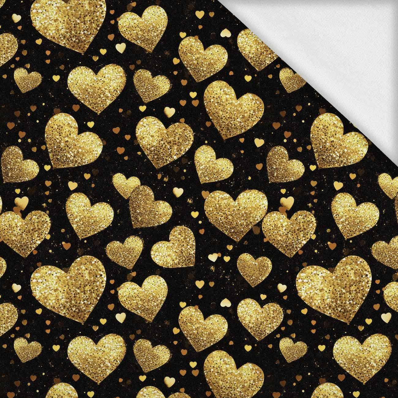 BLACK & GOLD GLAMOUR wz. 5 - dzianina pętelkowa z elastanem ITY