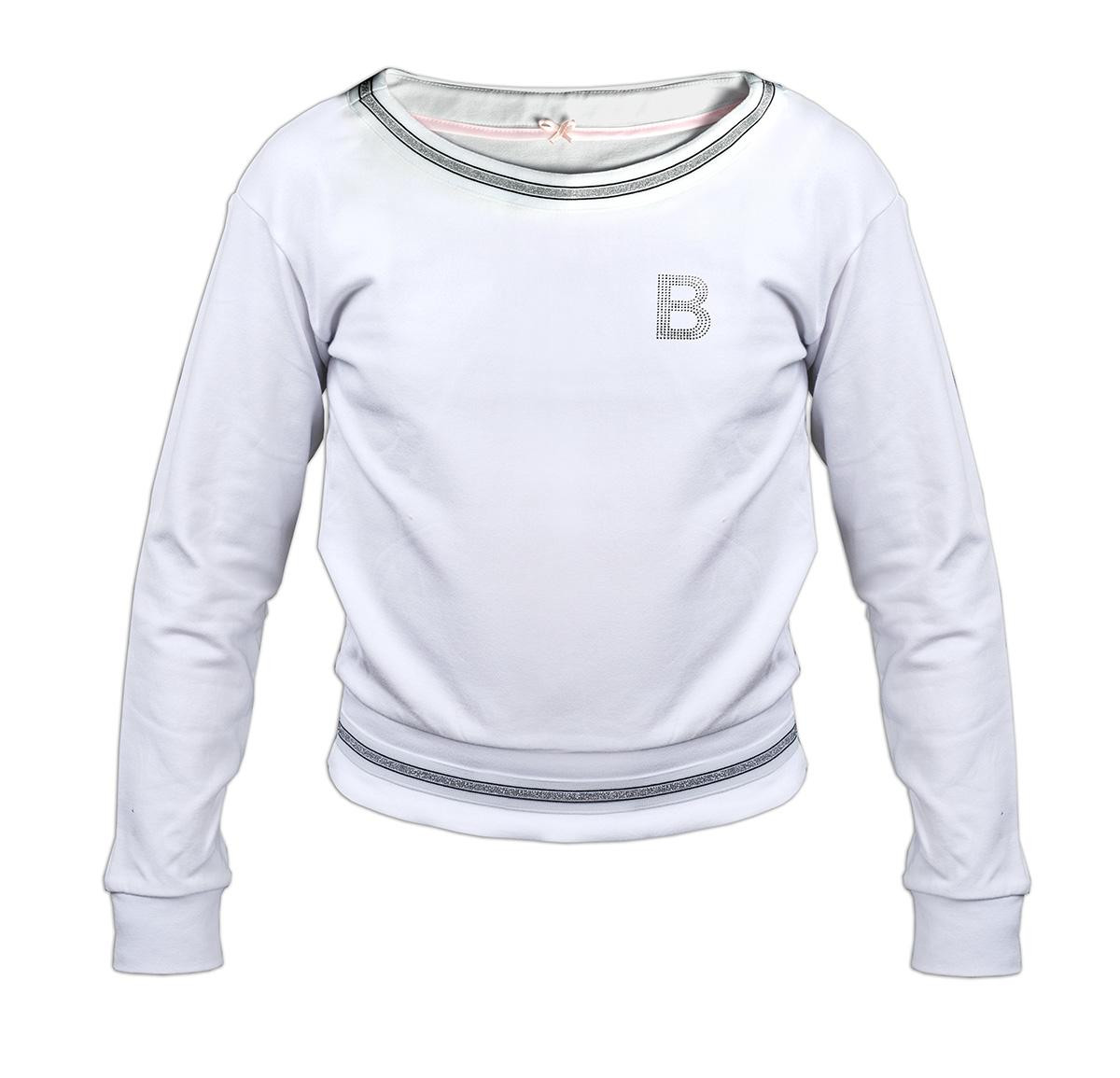 Bluza dziecięca z kryształkową aplikacją "KATE" - biały 98-104 - zestaw do uszycia