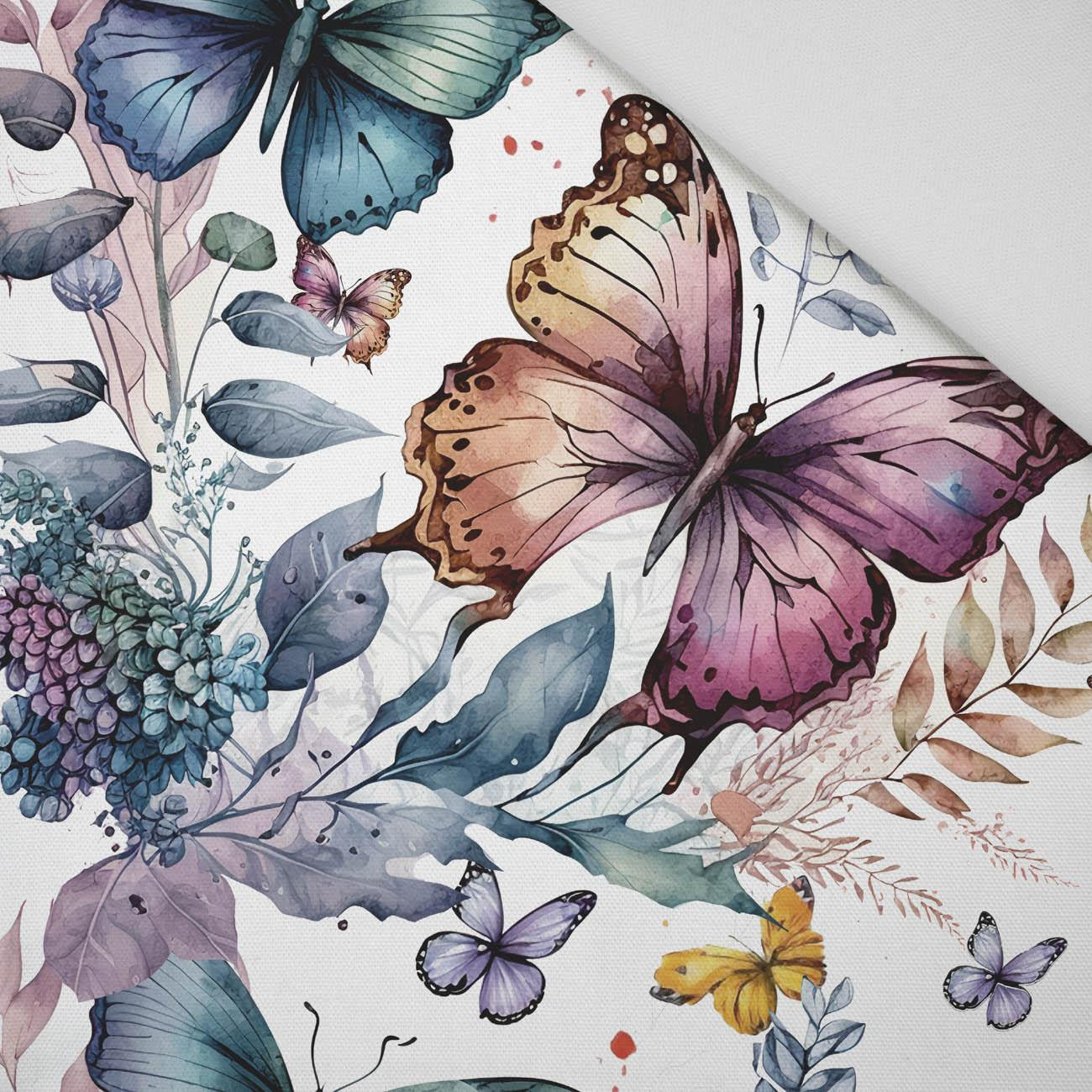 BUTTERFLY WZ. 2 - Tkanina bambusowa 170g