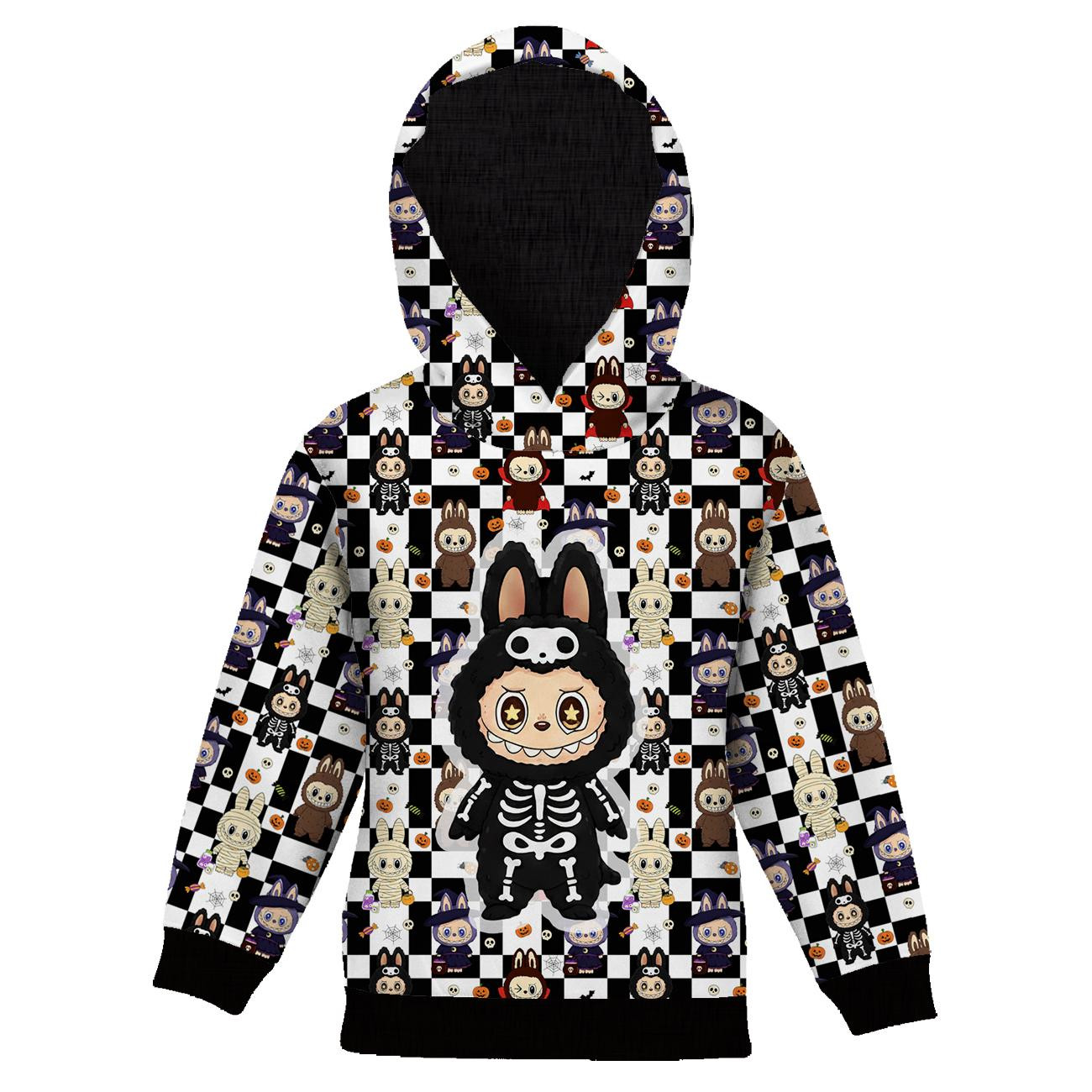 DZIECIĘCA BLUZA Z KAPTUREM (ALEX) - Creepy cut halloween wz.1 - zestaw do uszycia