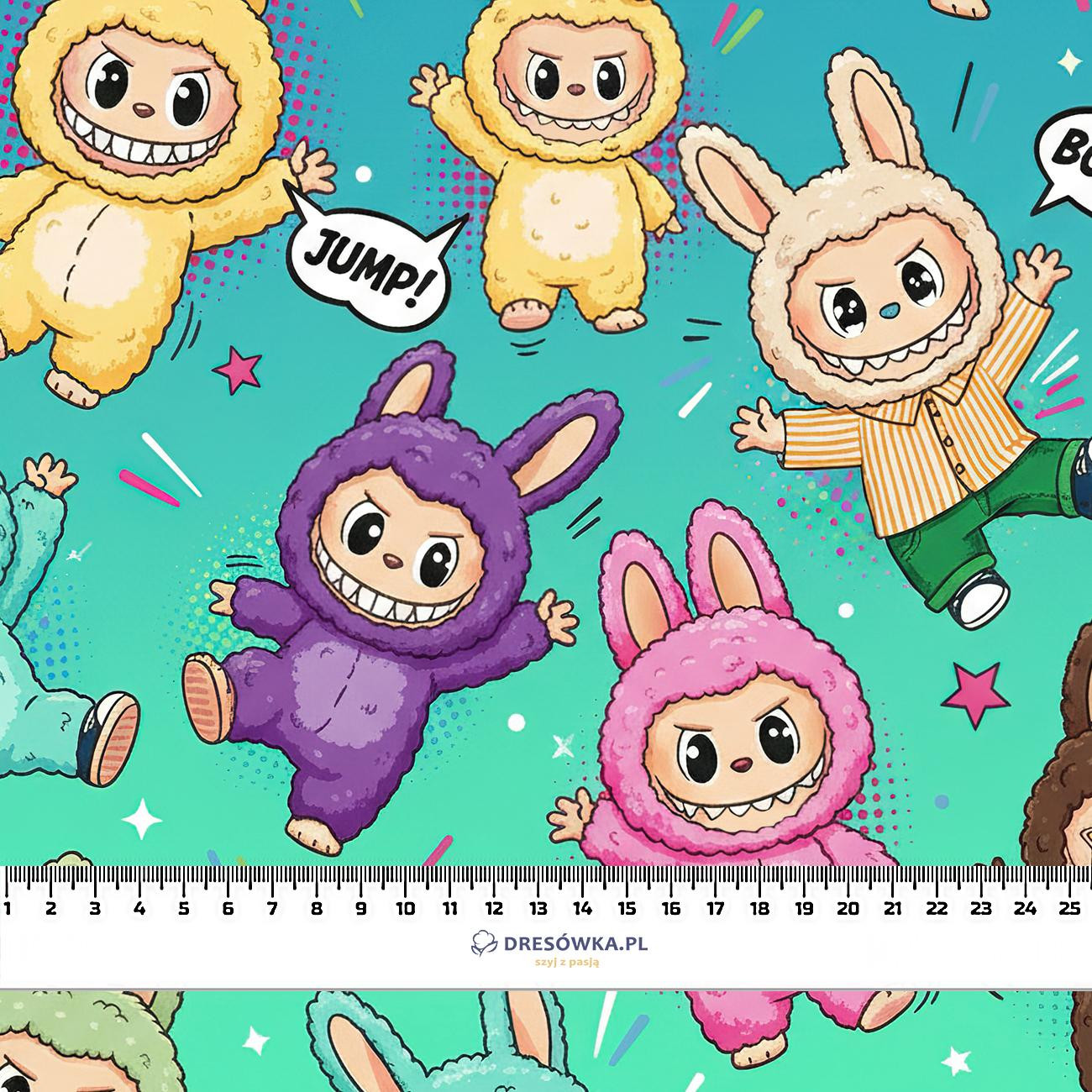 Creepy Cute WZ.3 - tkanina bawełniana